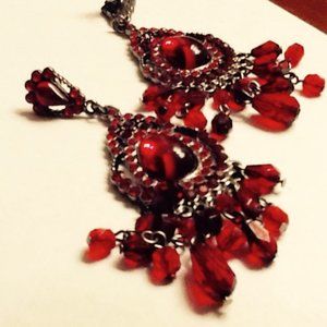 EARRINGS - RED